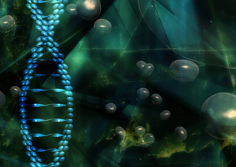 Medical DNA illustration teaser for medical translation service